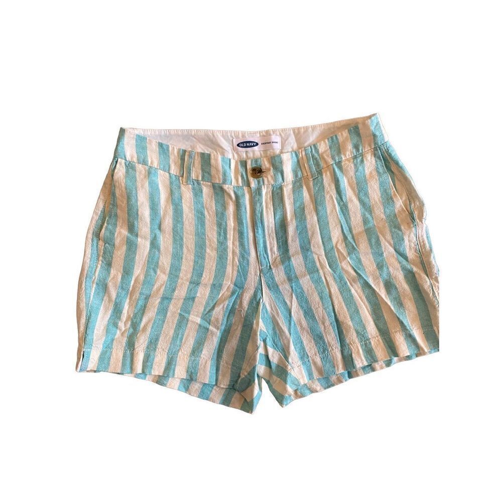 Old navy women’s striped blue and beige every day short size 10